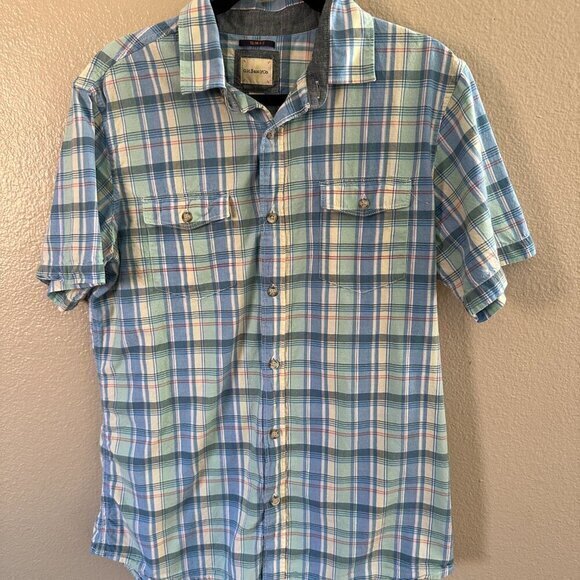 GH Bass Men's Short Sleeve Shirt ‎ Size Medium - Picture 2 of 6